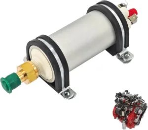 04128101 04124573 Fuel Supply Pump 12V, Oil Delivery Pump New with Bracket for Deutz TCD3.6 TCD2.9 TD3.6 TD2.9 L04 Diesel Engines, Replaces 04165235 04127127 04124902 236259GT 214691GT
