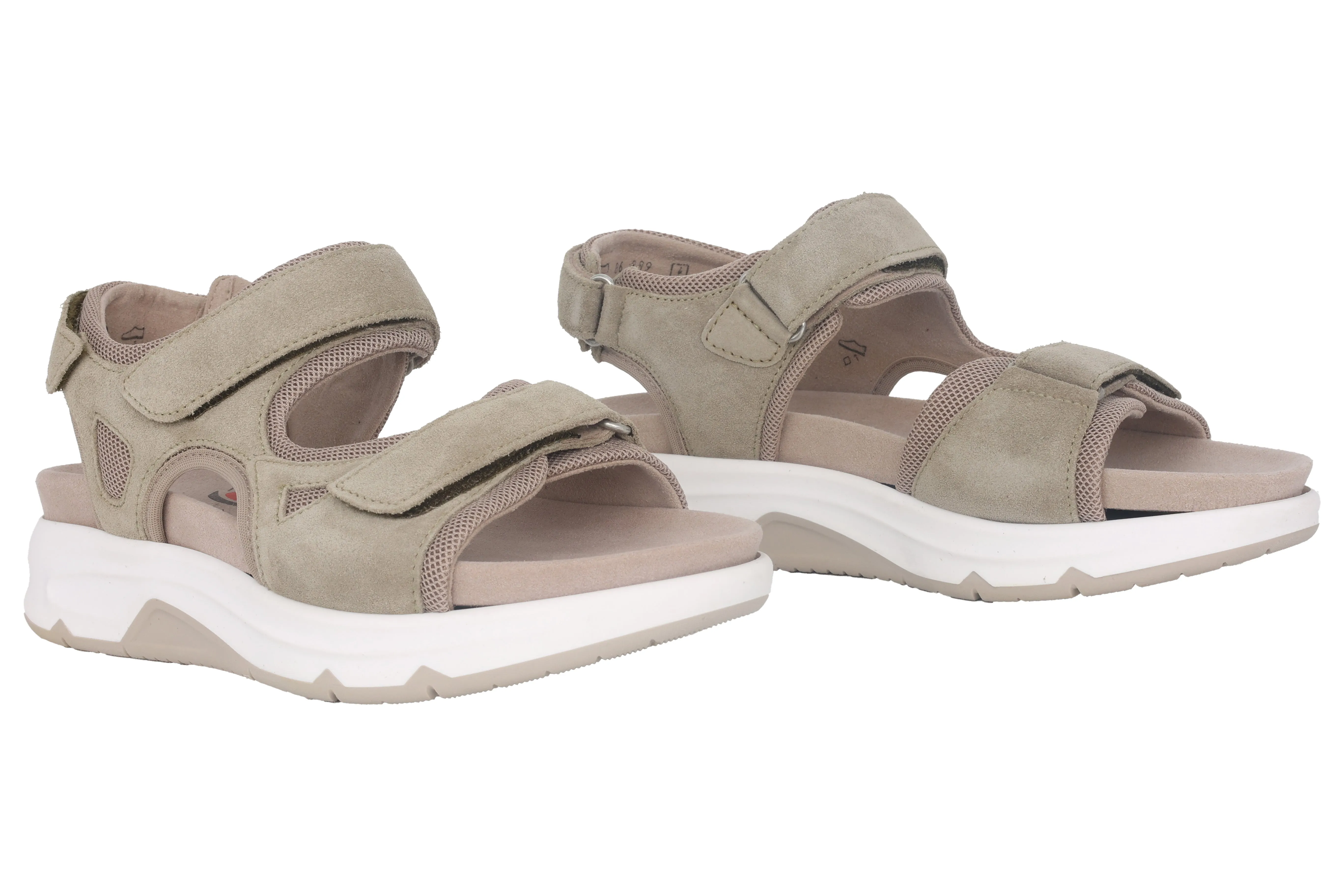 '86.889.34' women's rolling sandal - green