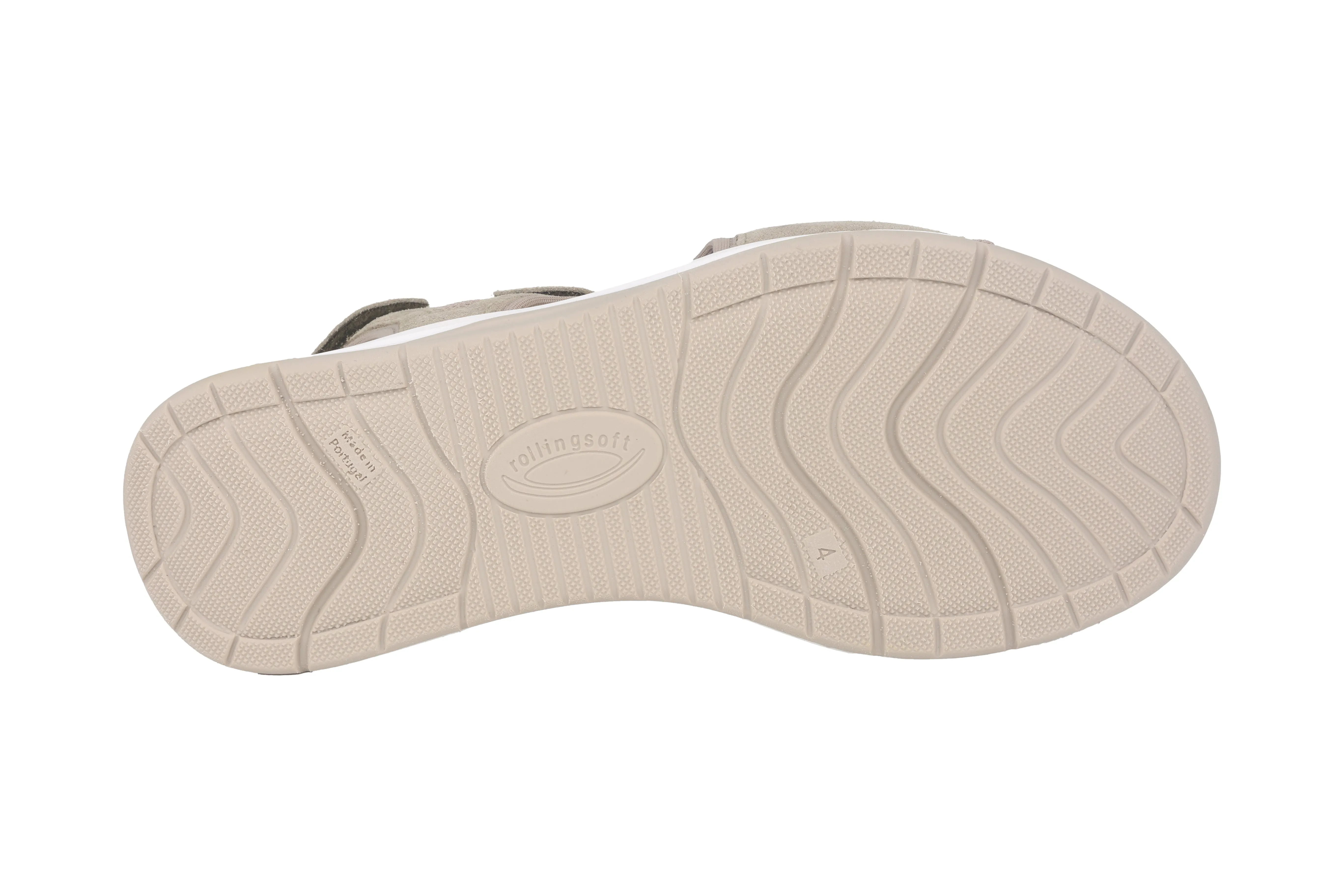'86.889.34' women's rolling sandal - green