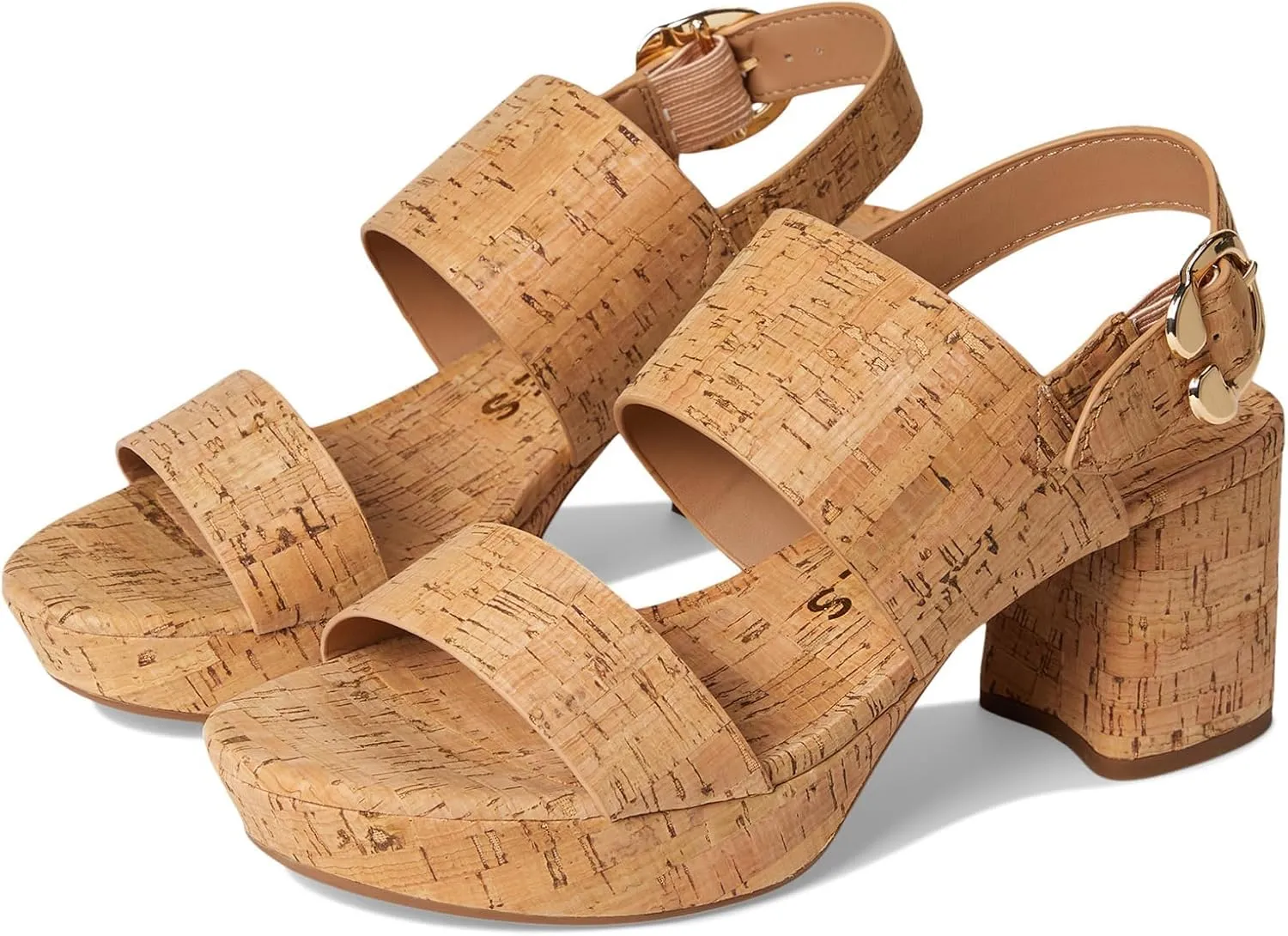 Aerosoles Women's Camera Heeled Sandal, Natural Cork, 9