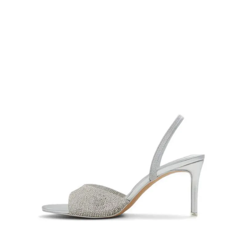 ALDO Aitana Women Sling Back Heeled Sandal - Silver
