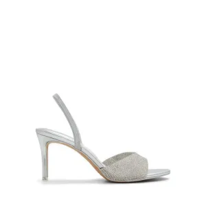 ALDO Aitana Women Sling Back Heeled Sandal - Silver