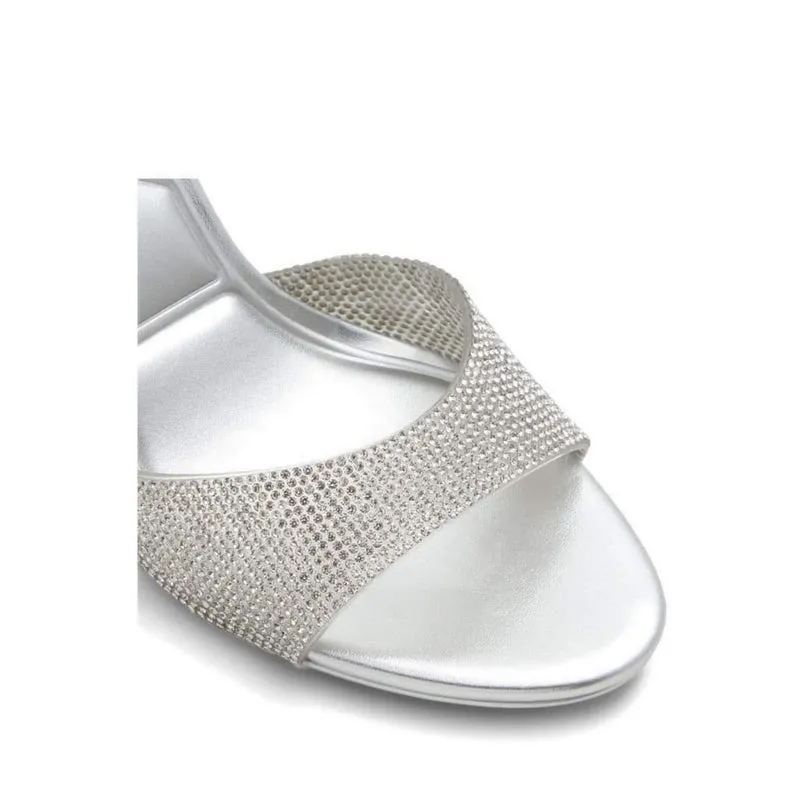 ALDO Aitana Women Sling Back Heeled Sandal - Silver