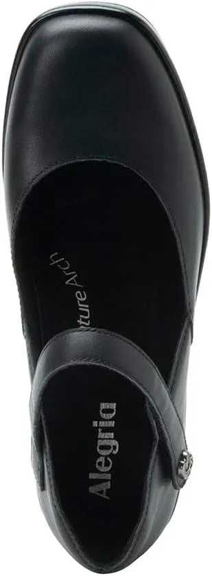 Alegria Women's Hayes Leather Wedge Mary Jane Pump