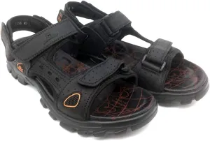 Asifn Men Athletic Open Toe Sandals Slides Outdoor Summer Leather Fisherman Beach Casual Shoes Adventures Outings Hiking