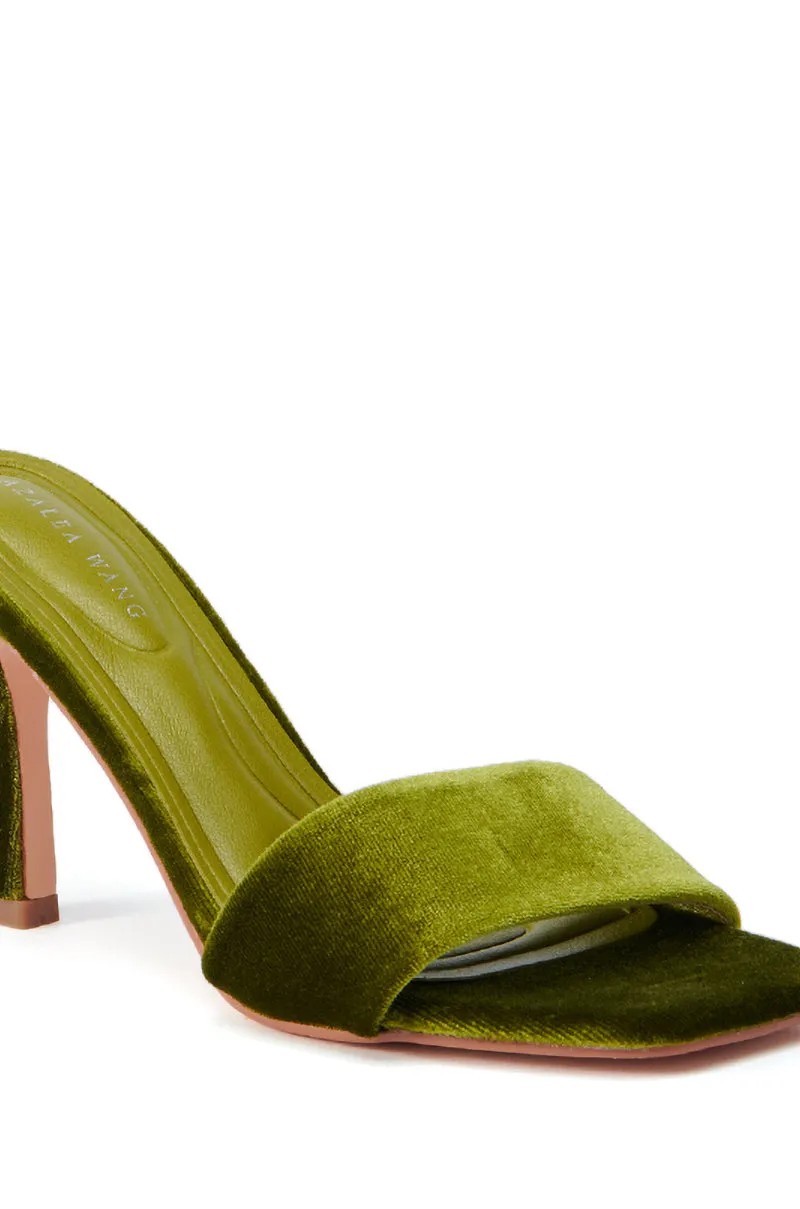 AZALEA WANG PERSUASION GREEN SANDAL