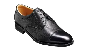 Barker Staines Toe-Cap Shoe -  Black Softie