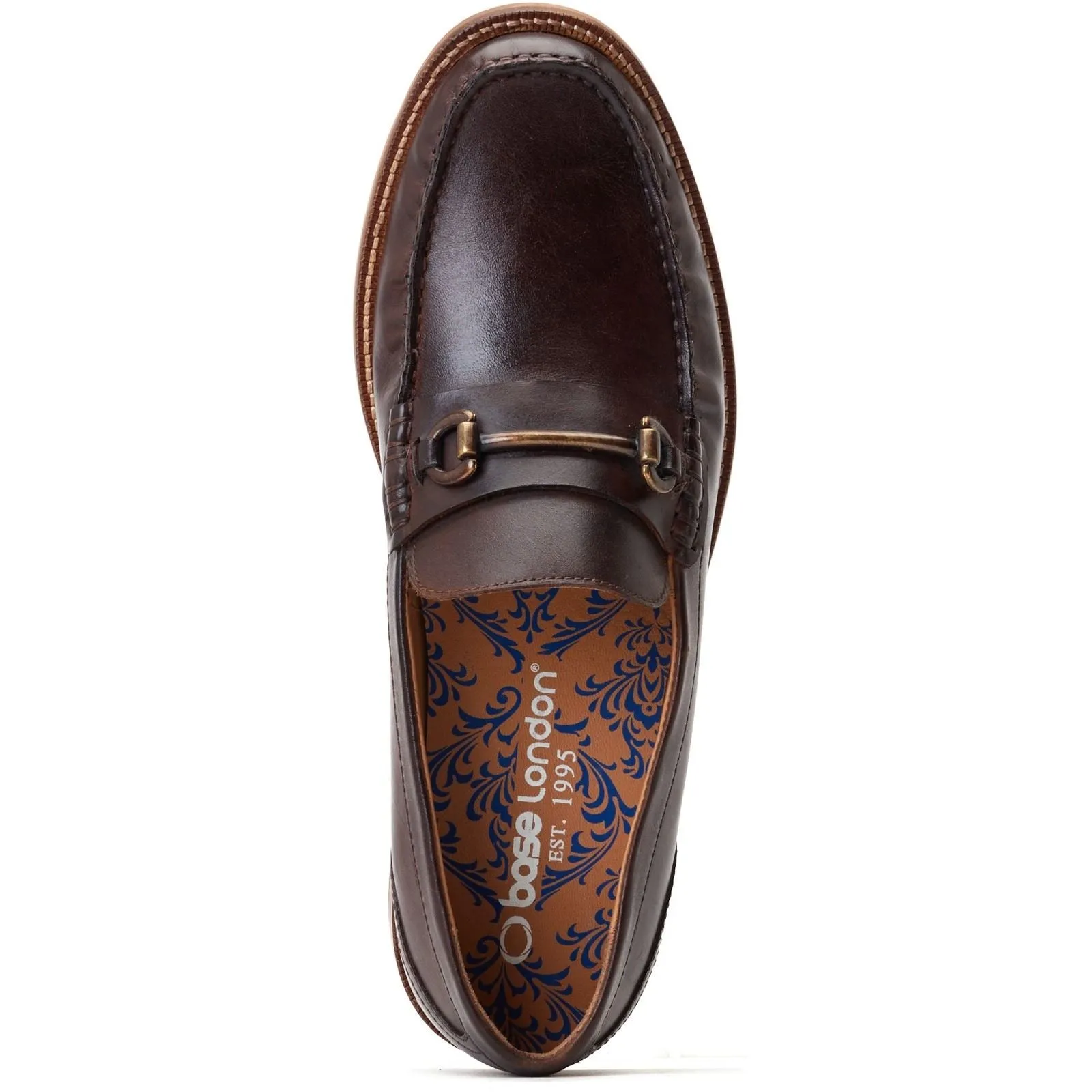 Base London Madison Leather Men's Burnt Tan Loafers
