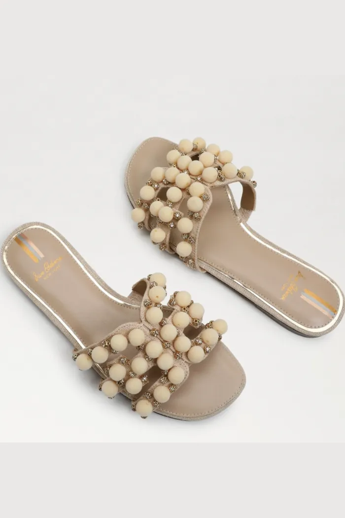 Bay Embellished Slide Sandal