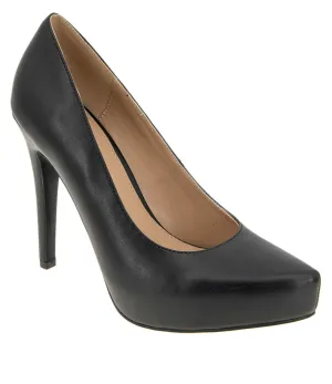 BCBGeneration Women's Penni Platform, Black Lizard, 8 - Like New