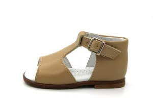 Beberlis  Tan Leather Open Toe Sandal 23103