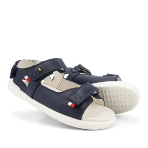 Bobux Kid   Plus Rise Open Toe Sandal Navy 839101 Clearance