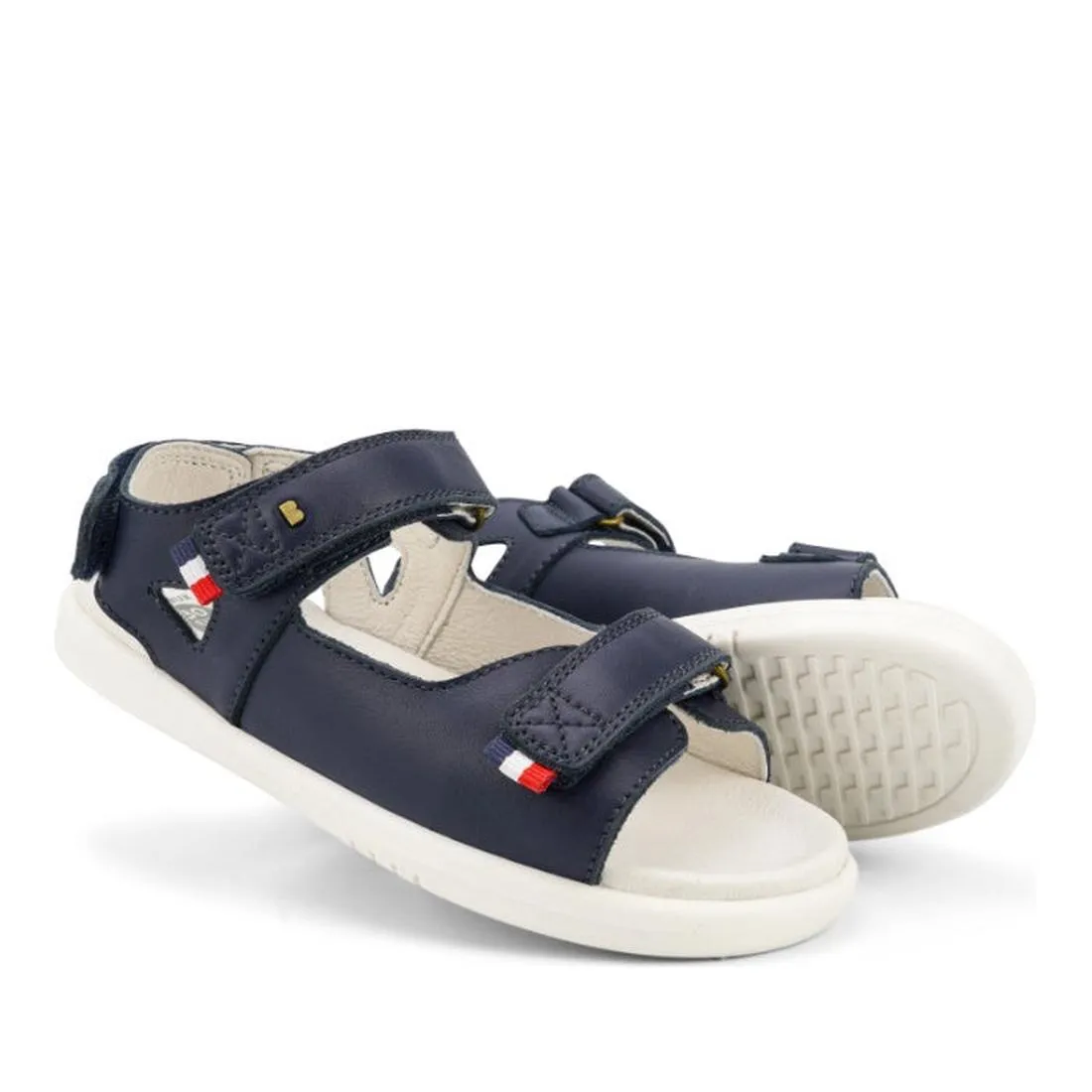 Bobux Kid   Plus Rise Open Toe Sandal Navy 839101 Clearance