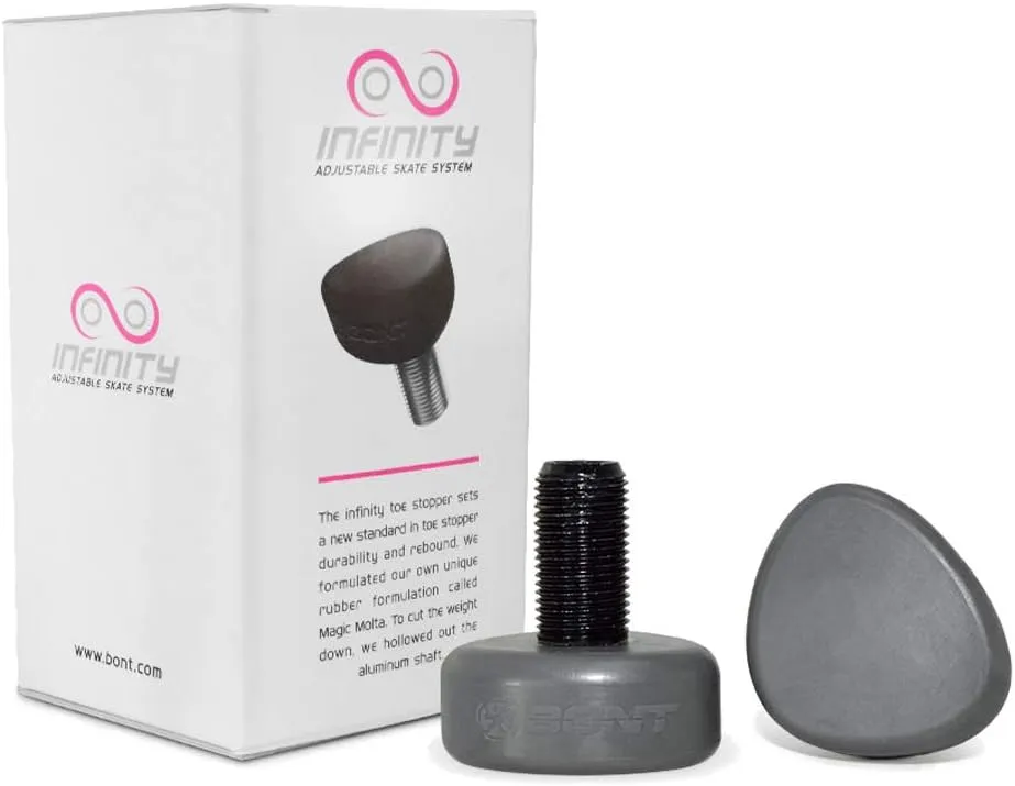 BONT Roller Skates - Infinity Roller Skate Toe Stops - 2 Pack