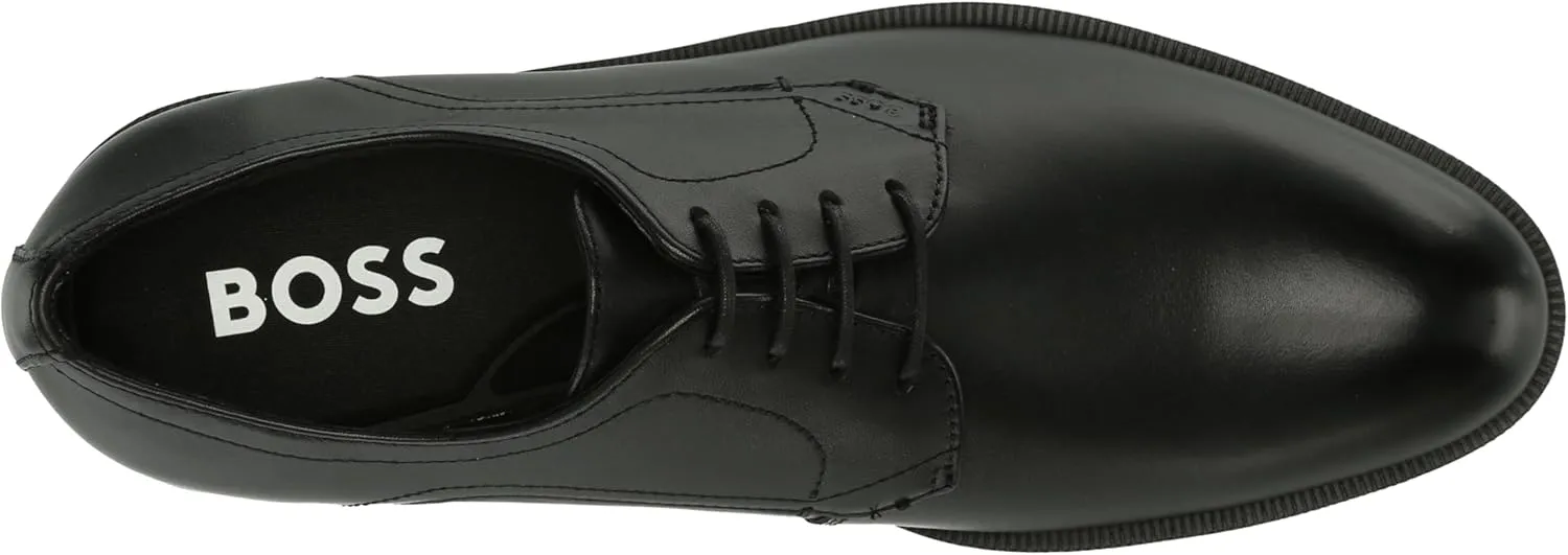 BOSS Men's Tayil Shaded Leather Derby Dress Shoe Oxford Flat