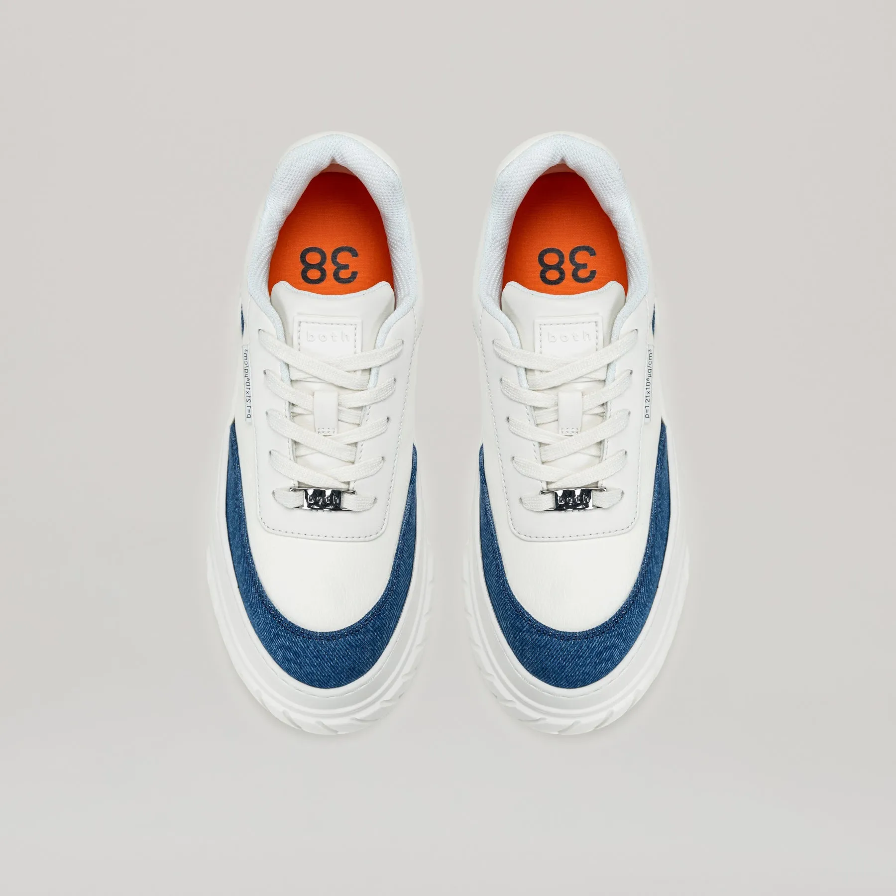 both - TYRES PLATFORM SNEAKER-WHI/DEN