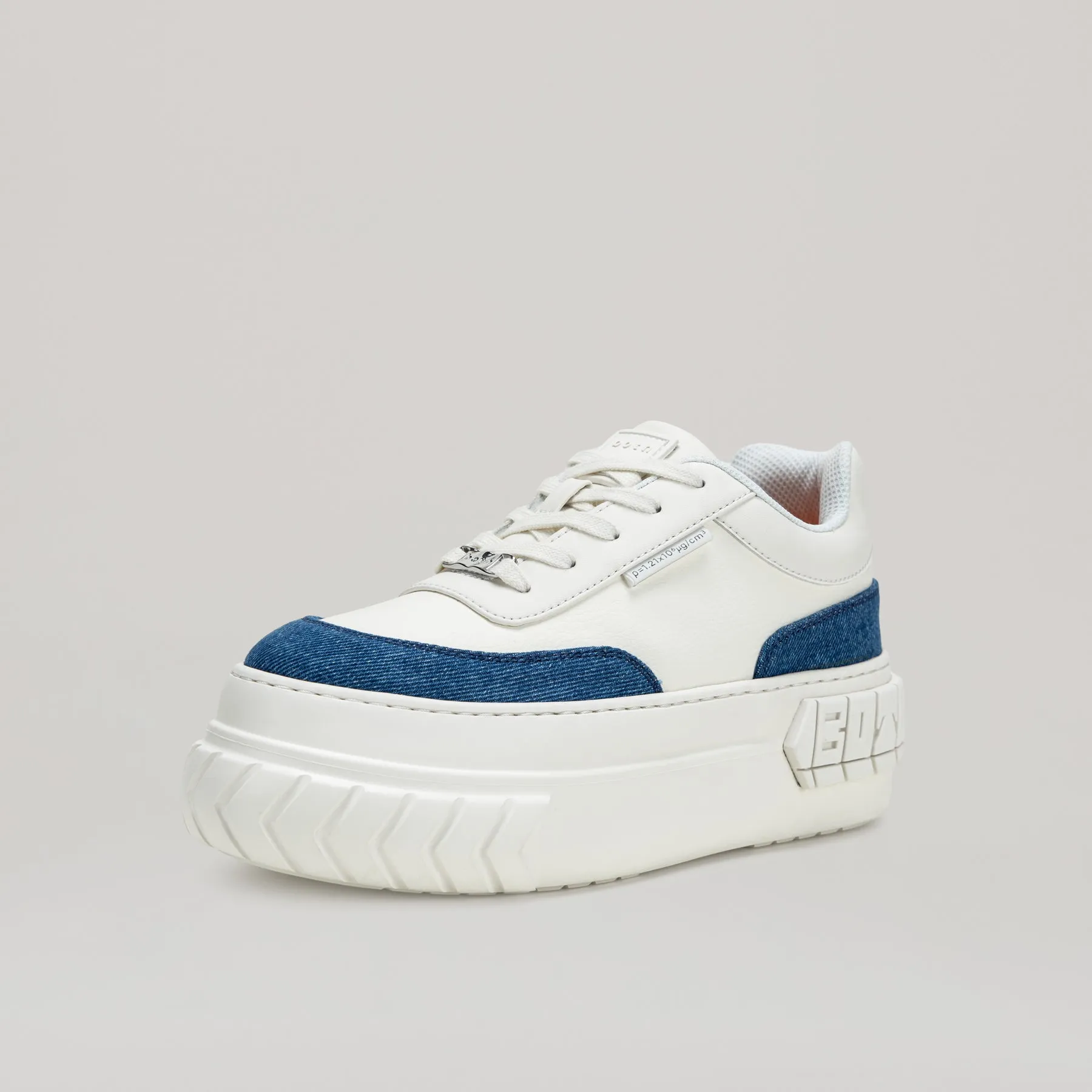 both - TYRES PLATFORM SNEAKER-WHI/DEN