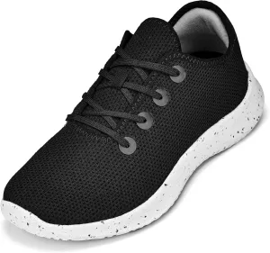 CALTO Men's Invisible Height Increasing Elevator Shoes - Ultra Lightweight Knitted Sporty Sneakers - 2.4 Inches Taller