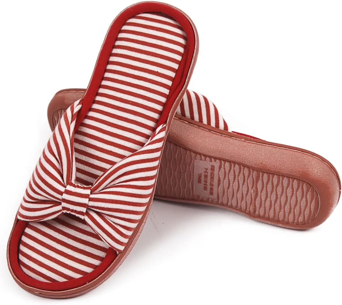 Caramella Bubble Womens Open Toe Summer Bedroom Slippers Memory Foam Sandal Home Ladies Comfy Slippers