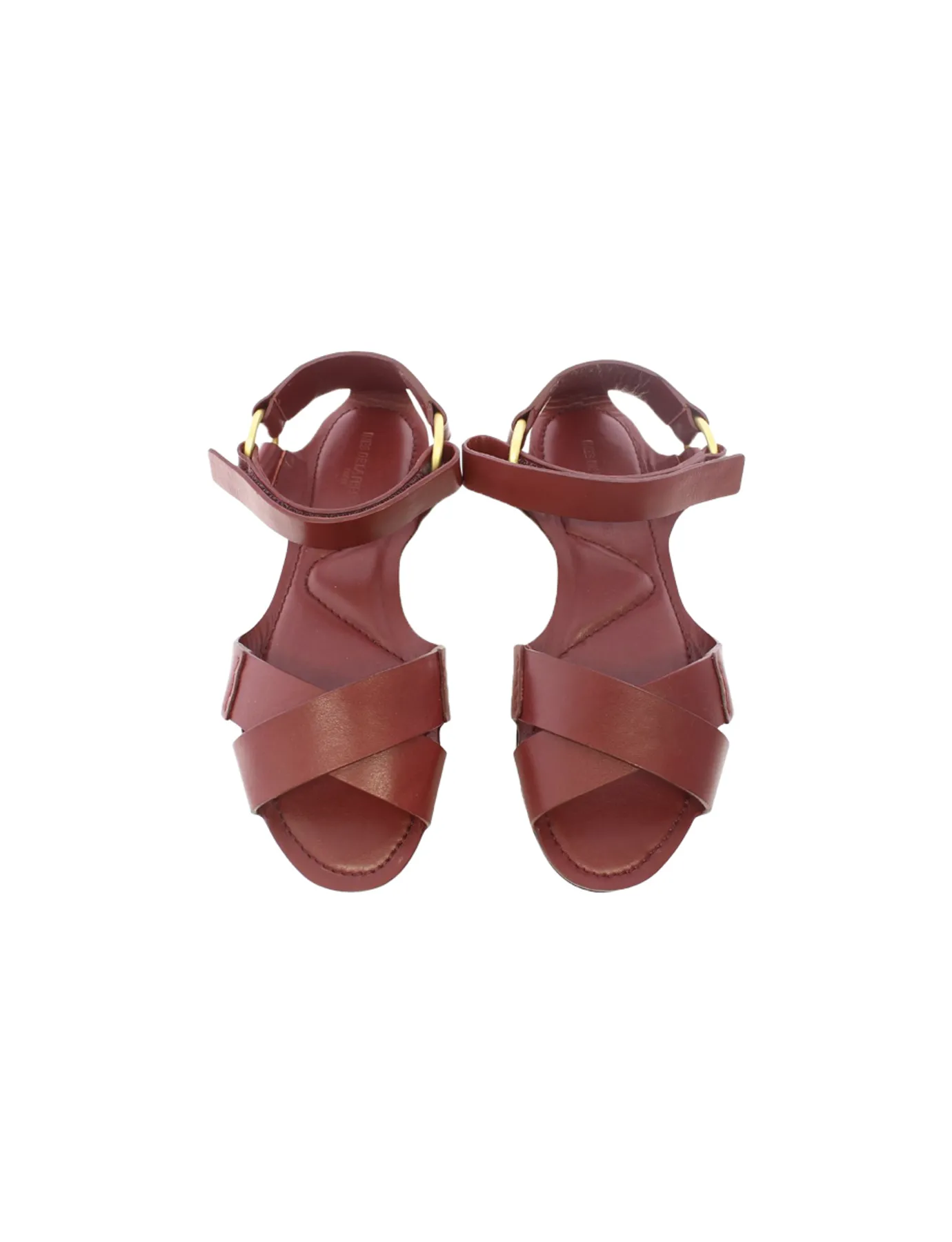 Cardinal red open-toe sandal