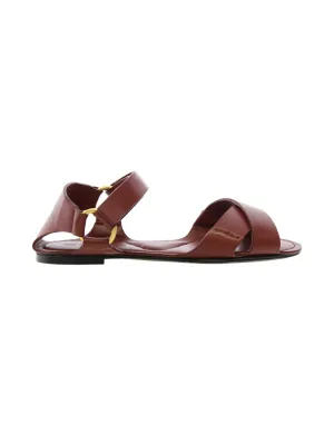 Cardinal red open-toe sandal