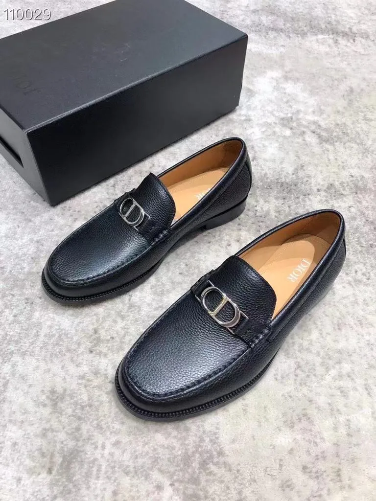 CHRISTIAN DIOR || Dior Granville Loafer Black Polished Calfskin Loafer