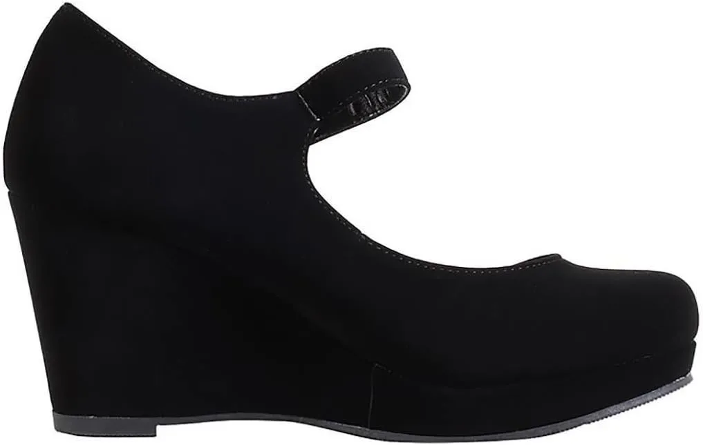 CITYCLASSIFIED Mark/Thomas ~ Womens Mary Jane Strap Comfortable Office Dress Platform Wedge Pump Heel Shoes