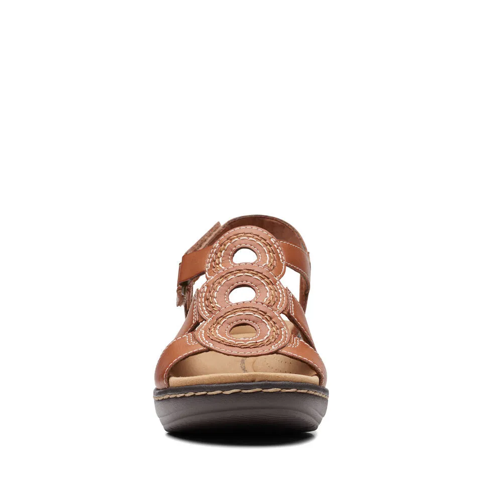 Clarks Women's Merliah Derby Strawberry | Tan Leather
