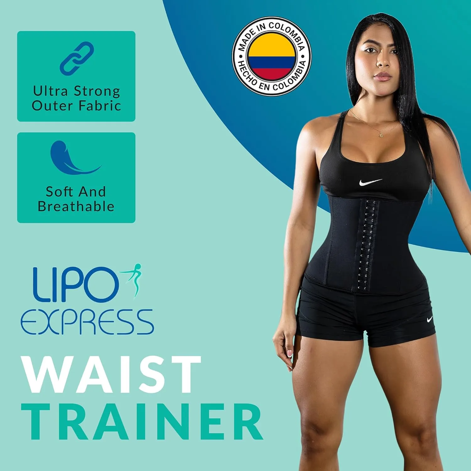 Colombian Waist Trainer Cinturilla Moldeadora Fajas For Women Corset Cincher Colombianas
