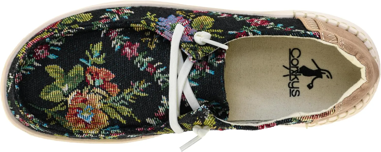 Corkys Footwear Womens Kayak 2 Slip-On Loafer - Featuring a Chic and Versatile Slip-On Design, A Subtle 1-Inch Heel, Cushioned and Removable Insoles for All Day Wear