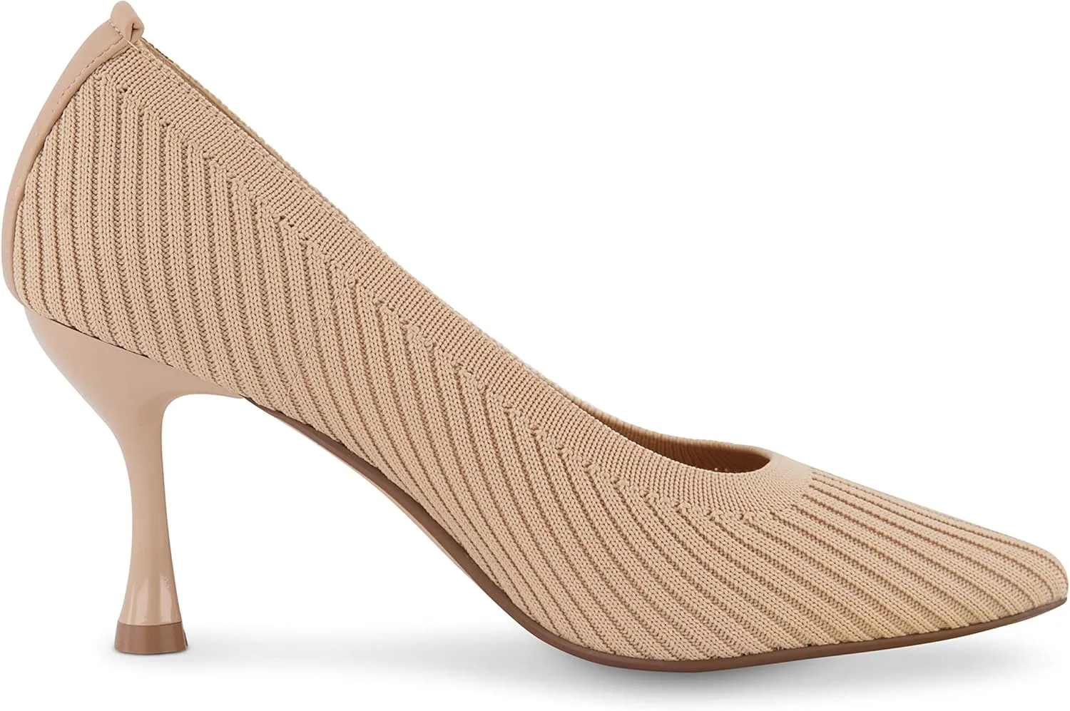 CUSHIONAIRE Women's Encore Knit Dress Pump with Memory Foam Padding, Wide Widths Available