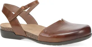Dansko Tan Waxy Burnished Rowan Women's Mary Jane Shoes 6025-155300