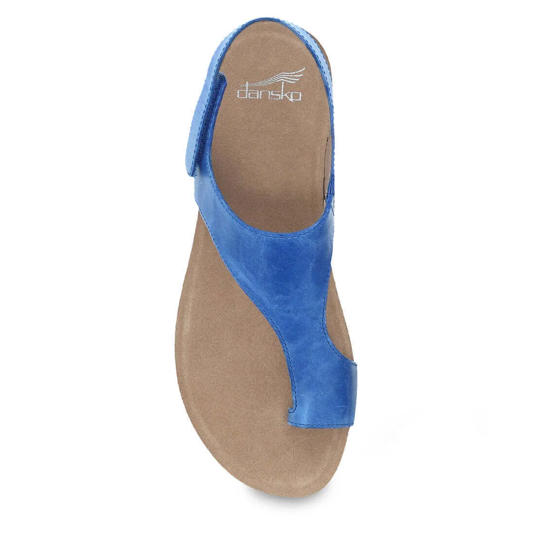 Dansko Women's Reece Blue Waxy Burnished 6024545300
