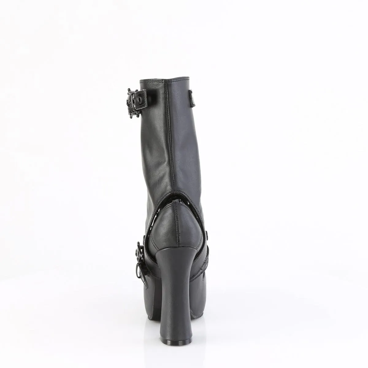 DEMON-13 Black Vegan Leather