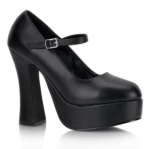 DOLLY-50 - Blk Vegan Leather