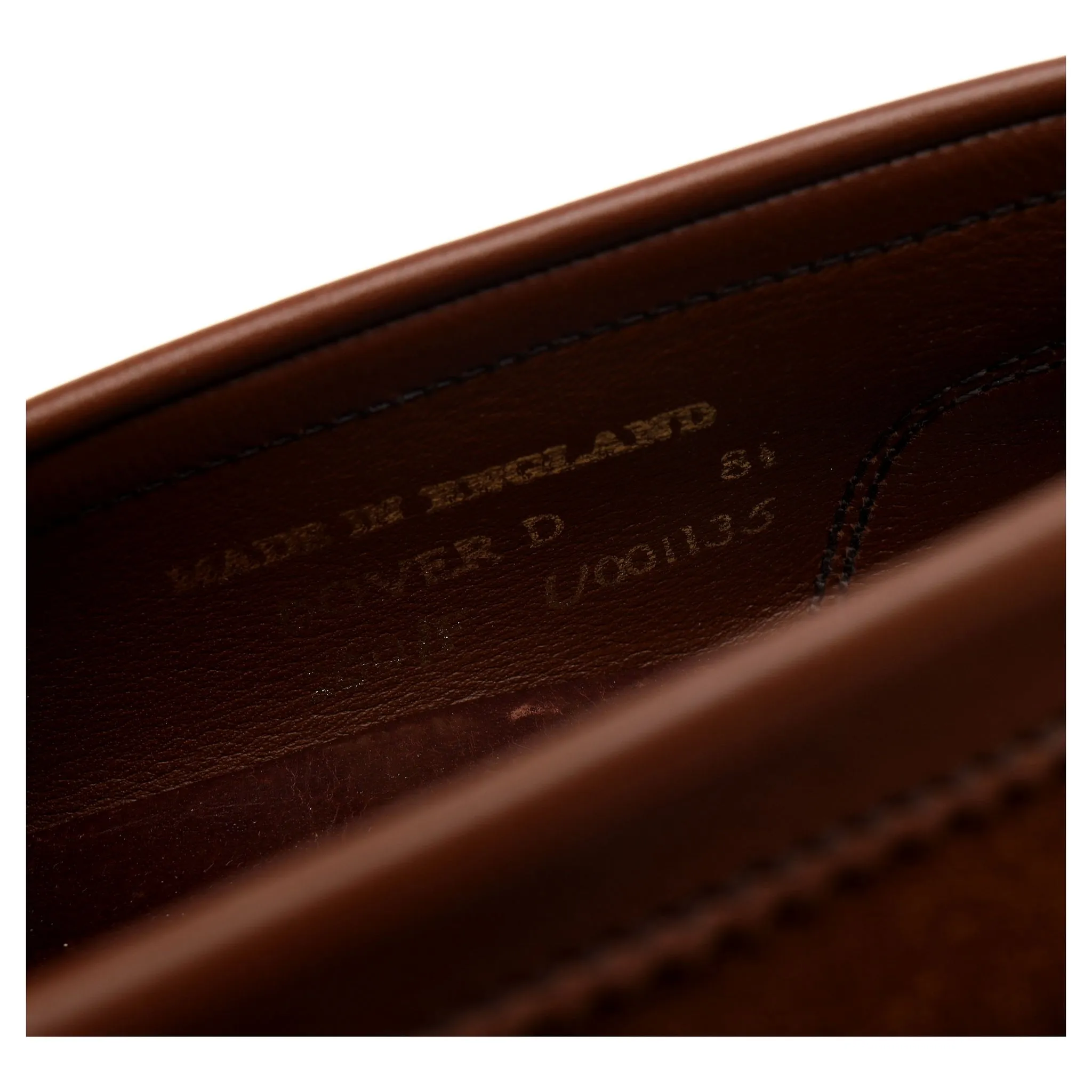 'Dover D' Tan Brown Suede Loafers UK 8.5 F
