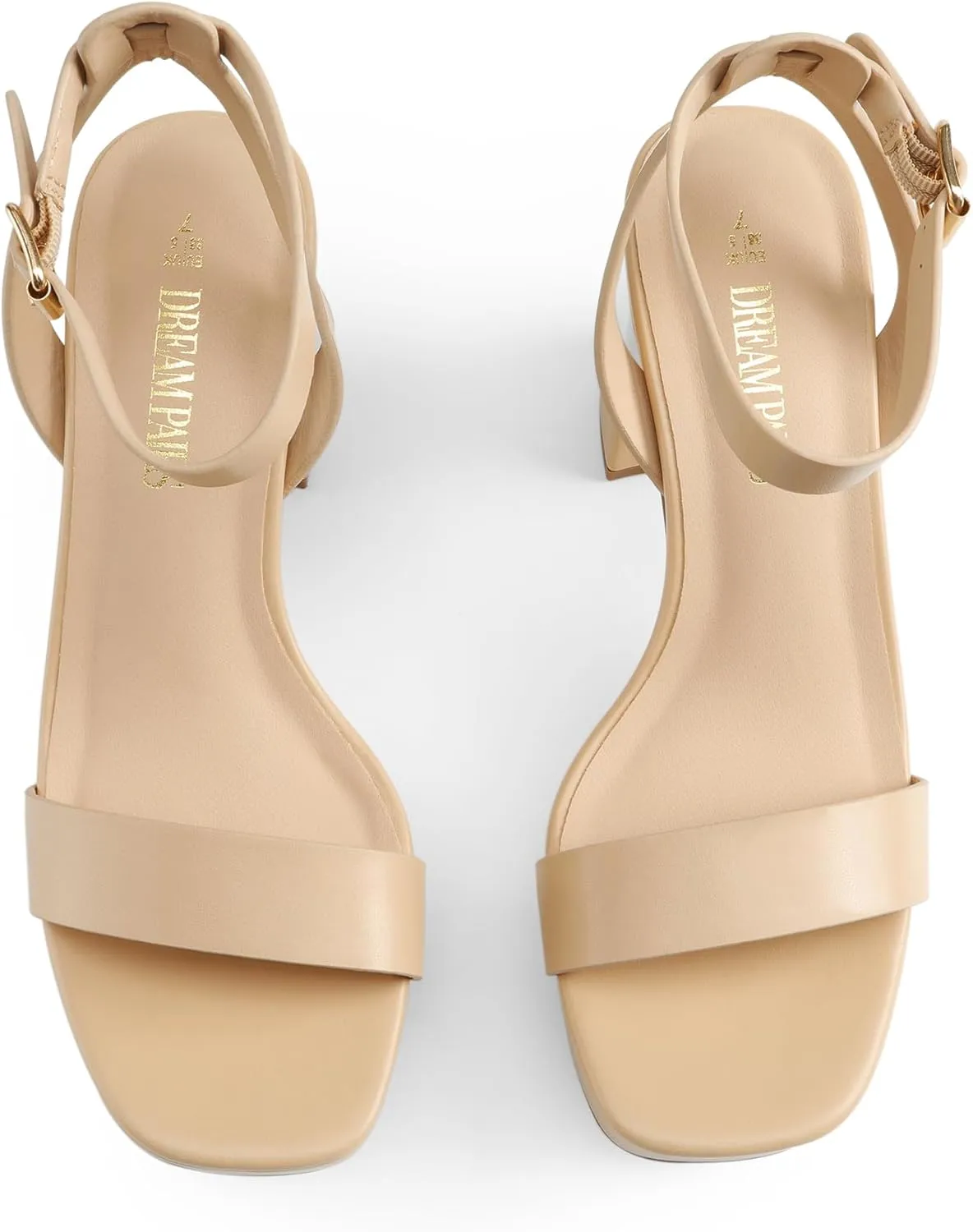 DREAM PAIRS Platform Heels for Women High Block Chunky Open Toe Ankle Strap Heels Fashion Wedding Party Evening Prom Dance Dress Pump Sandals Shoes