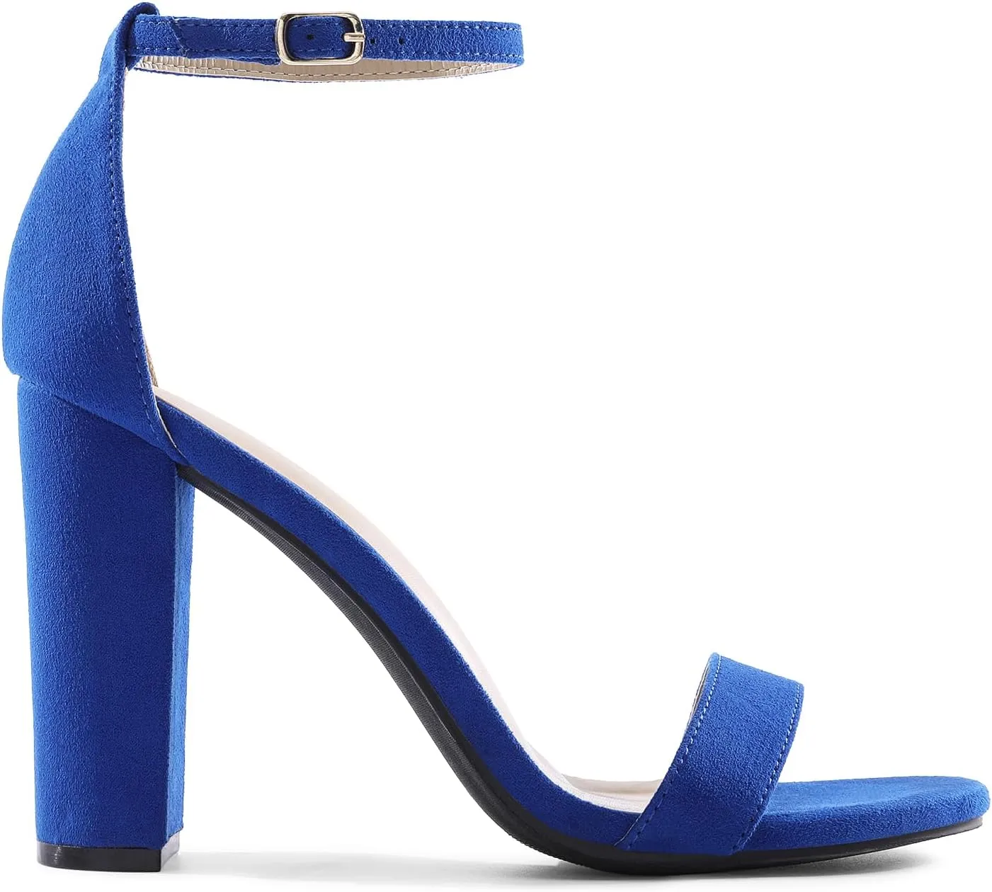 DREAM PAIRS Women's Hi-Chunk High Heel Pump Sandals
