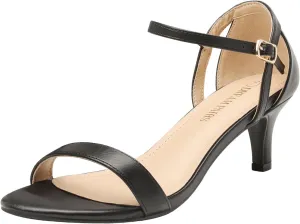 DREAM PAIRS Women's Lexii Fashion Stilettos Open Toe Pump Heel Sandals