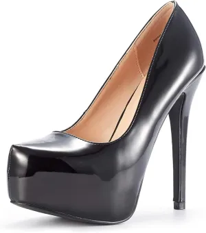 DREAM PAIRS Women's Swan-30 High Heel Platform Dress Pump Shoes