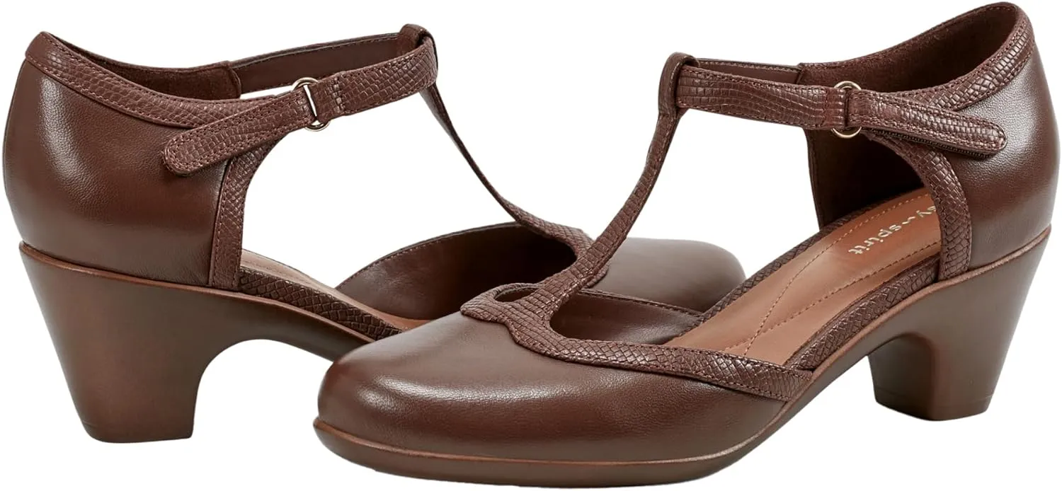 Easy Spirit Women's Cara T-Strap Pump