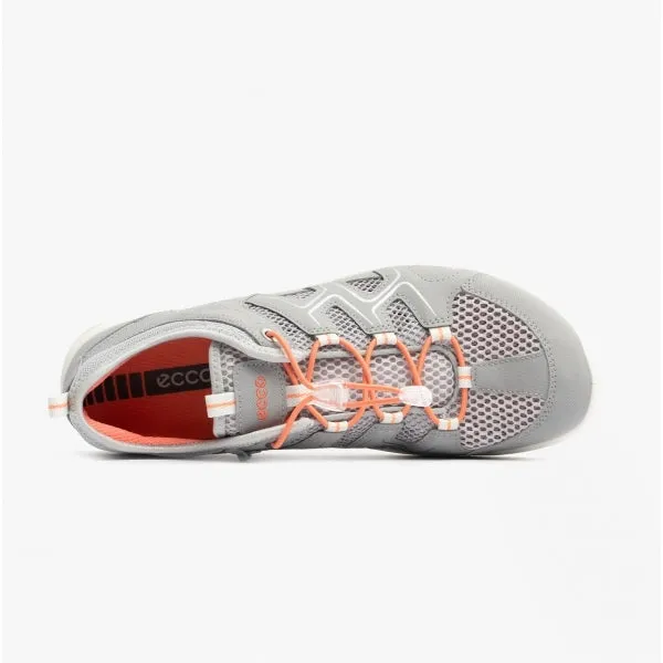 ECCO TERRACRUISE LT Womens Mesh Trainers Silver Grey