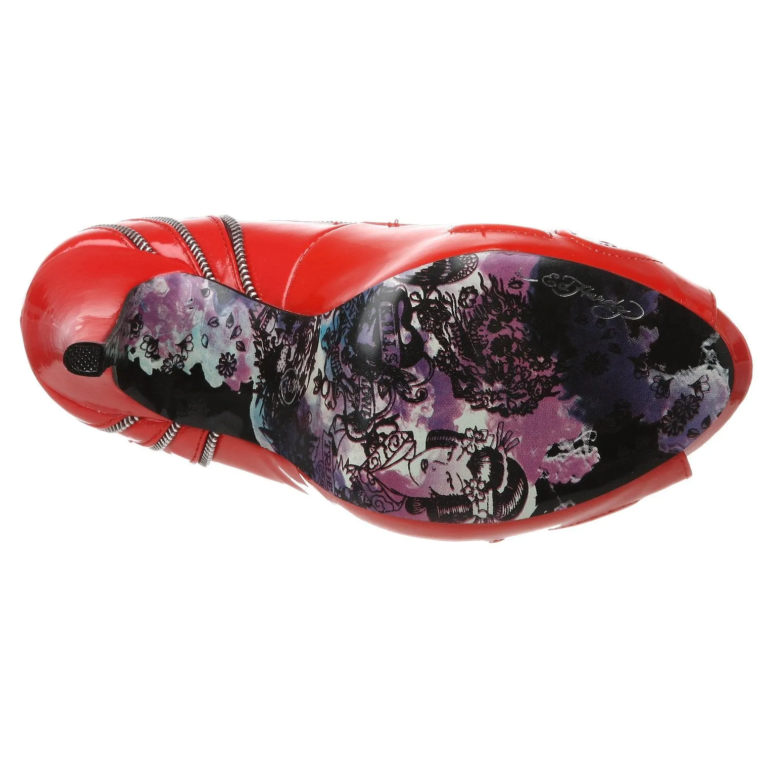 Ed Hardy Women's Singapore Platform Pump,Silver-10FSG104W,10 M US