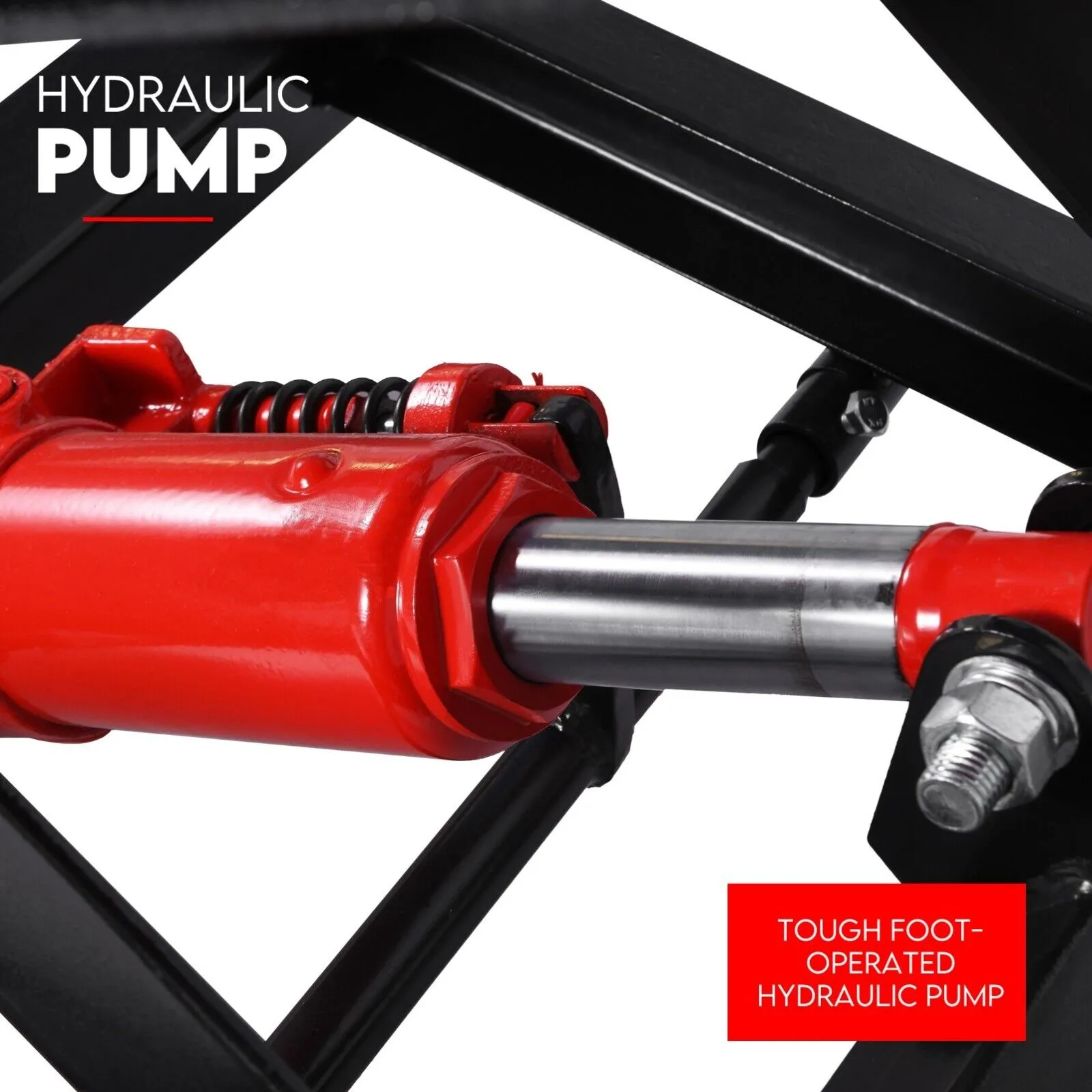 Effortless Bike Raising 500kg Motorcycle Hydraulic Lift Table with Air Jack