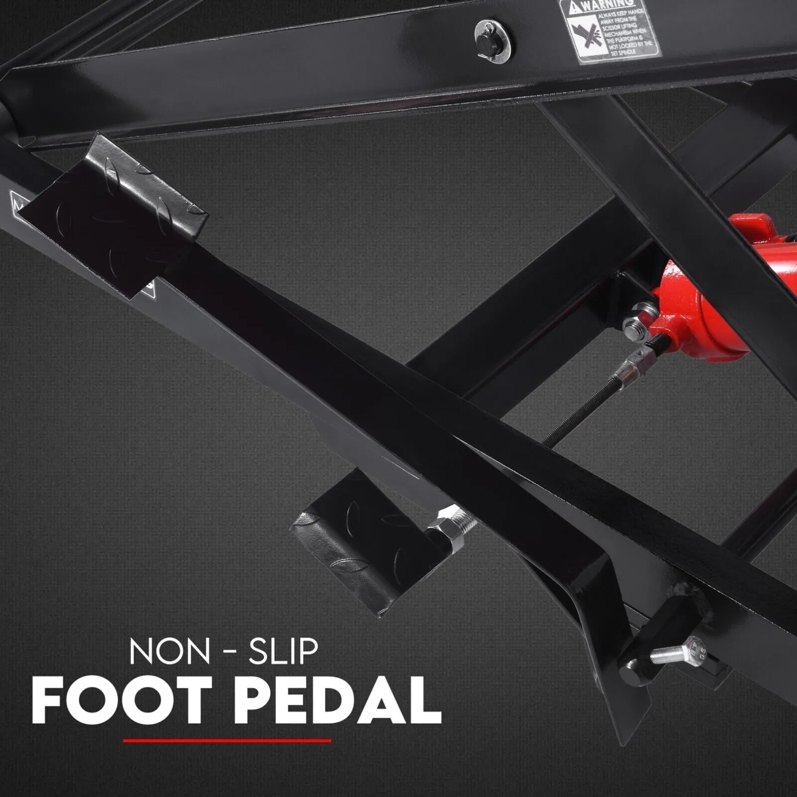 Effortless Bike Raising 500kg Motorcycle Hydraulic Lift Table with Air Jack