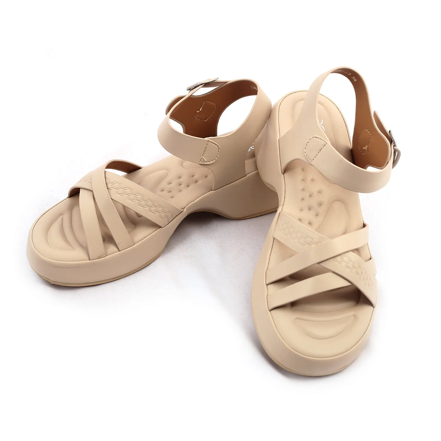 Eminent Women's Softy Sandal - Beige