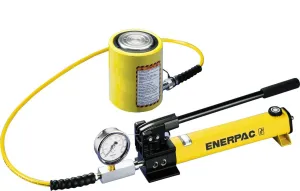 Enerpac SCL-201H Single Acting Cylinder Pump Set RCS-201 Cylinder with P-392 Hand Pump
