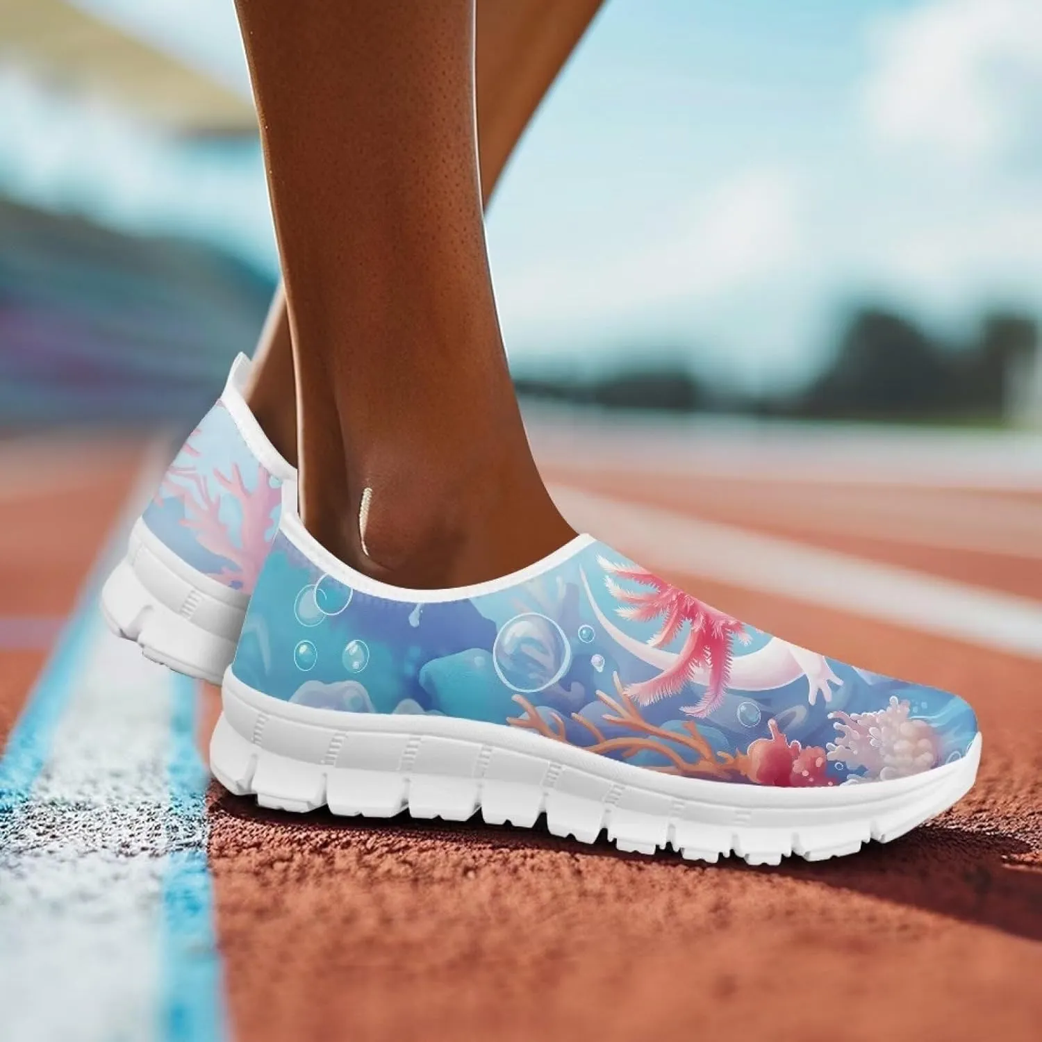 Fashion Slip On Walking Shoes for Women Ladies Casual Tennis Shoes