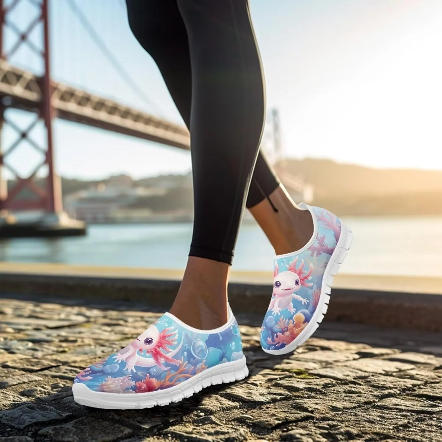 Fashion Slip On Walking Shoes for Women Ladies Casual Tennis Shoes