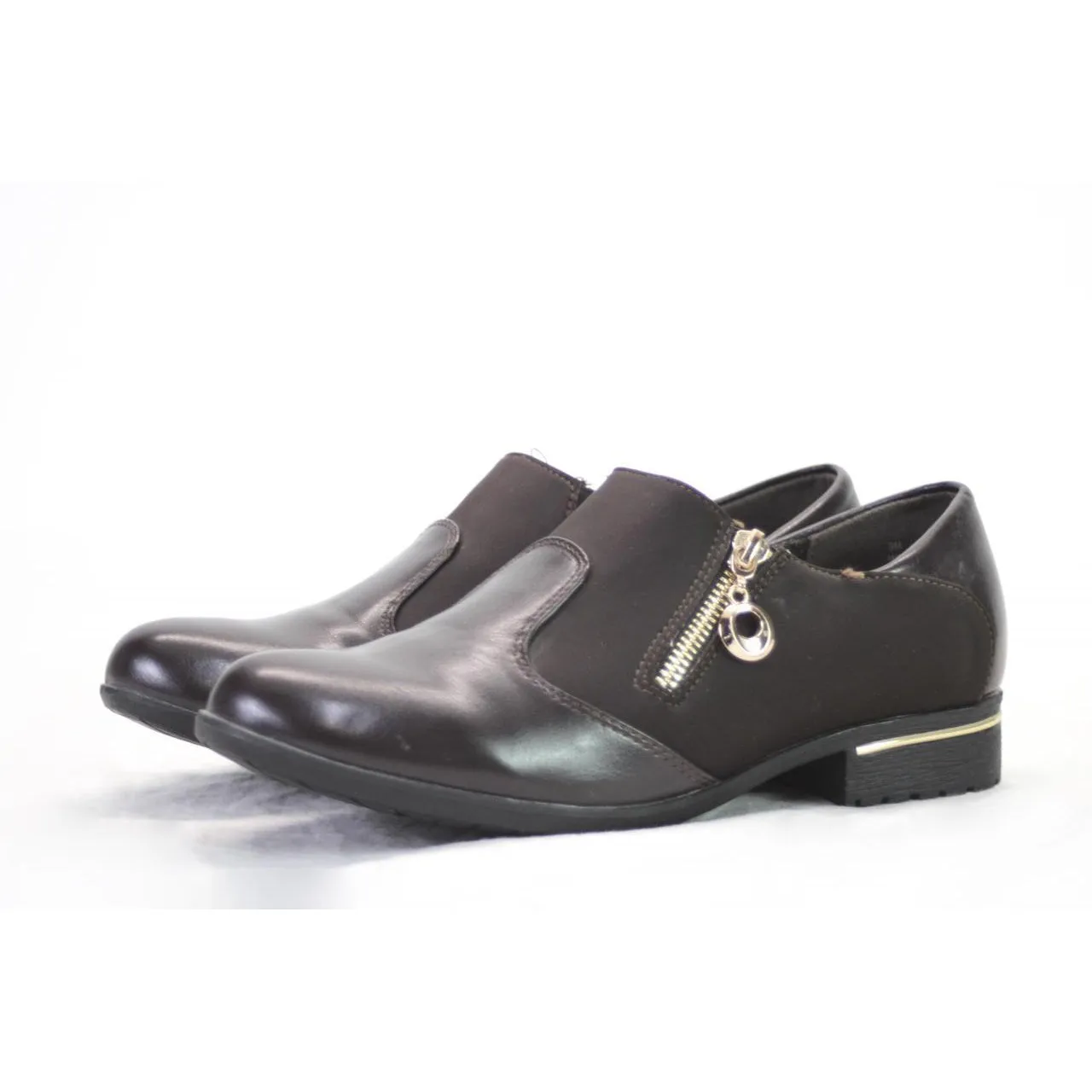 Fashion Tradition Women's Slip-On Loafers Brown Size 9